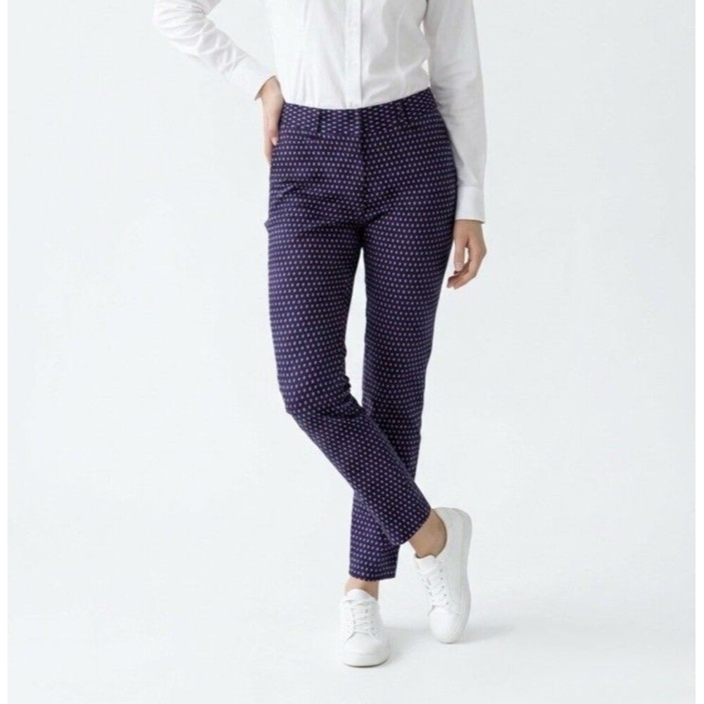 Khakis By Gap Women’s Pants Size 2 Patterned Trousers Cotton Multicolored
